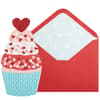 image Die Cut Cupcake Valentine&#39;s Day Card Main Product Image width=&quot;1000&quot; height=&quot;1000&quot;