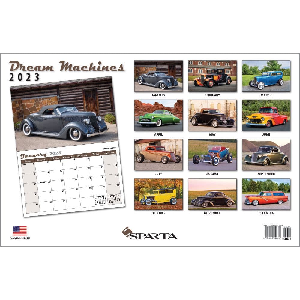 Hot Rod 2023 Wall Calendar - Calendars.com