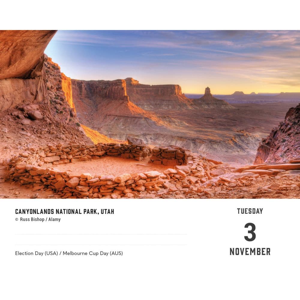 National Parks 2026 Desk Calendar Fourth Alternate Image