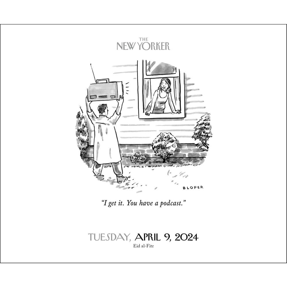 New Yorker Cartoons 2024 Desk Calendar - Calendars.com