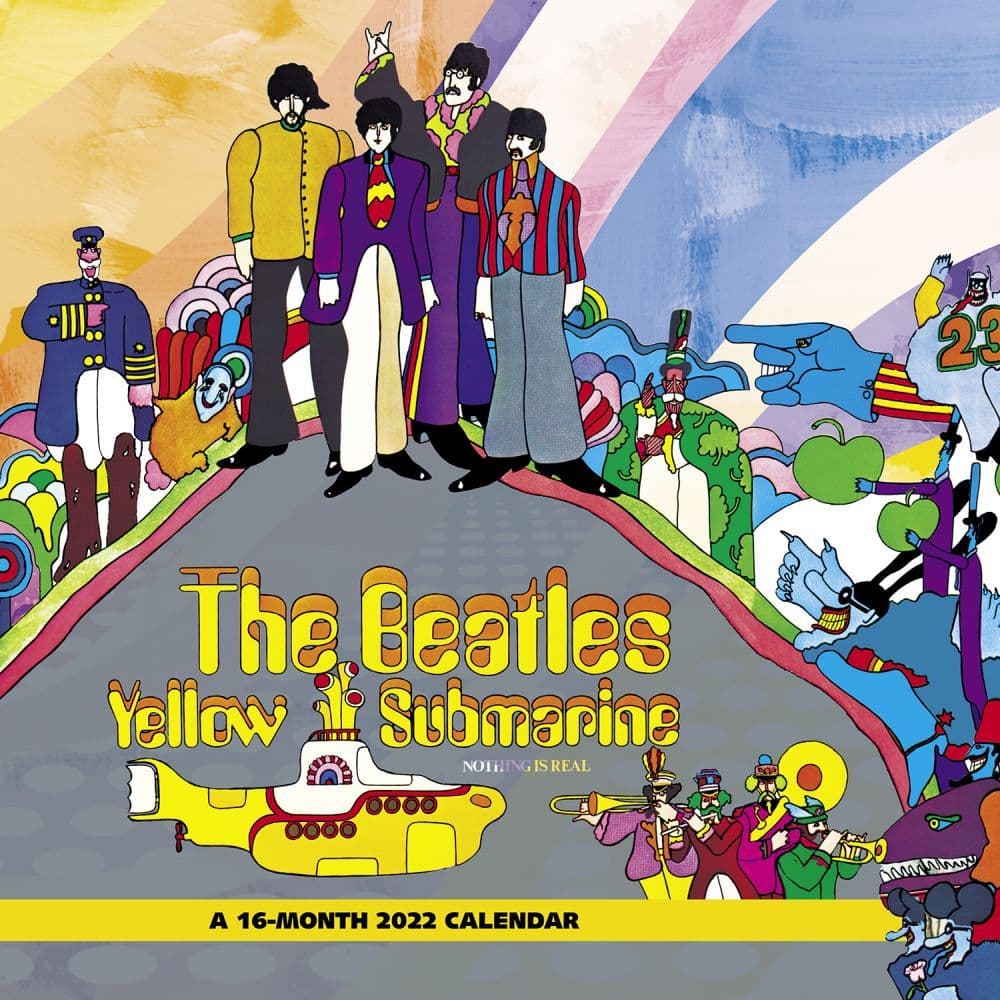 Beatles Yellow Submarine 2022 Wall Calendar