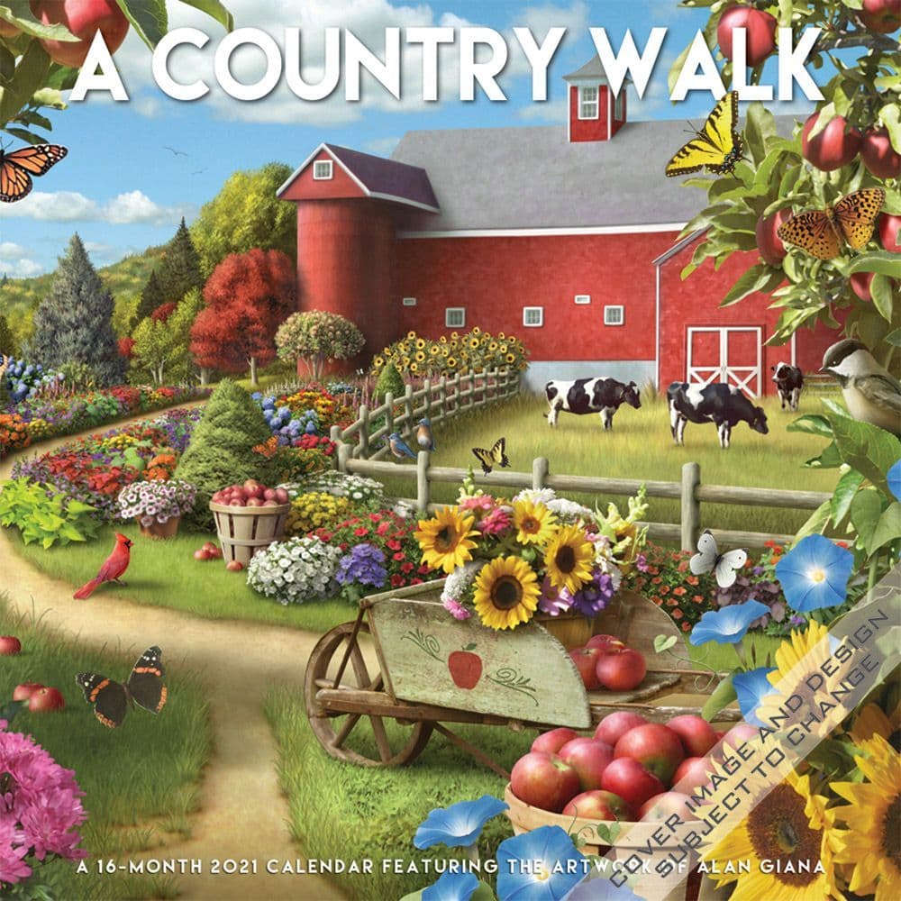 2021 Country Walk Wall Calendar