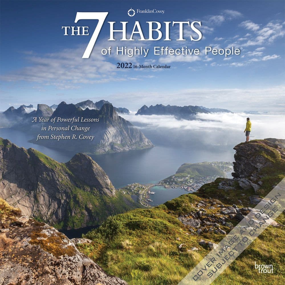 7 Habits of Highly Effective People 2022 Wall Calendar