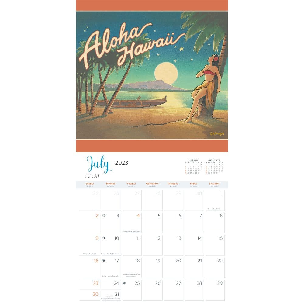 Hawaii 2024 Wall Calendar