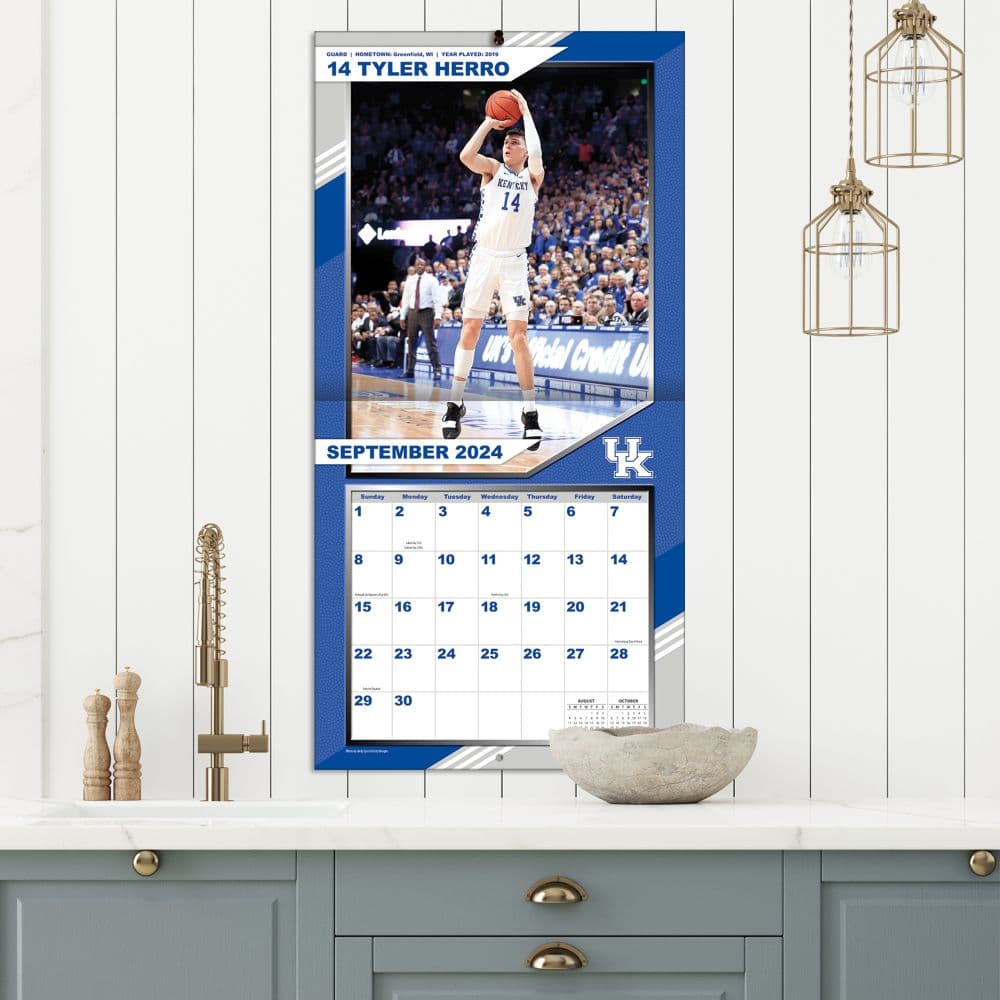 Kentucky Wildcats 2025 Wall Calendar