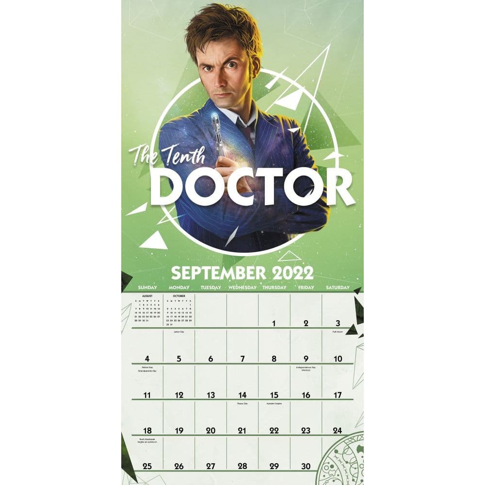 Doctor Who 2022 Wall Calendar - Calendars.com