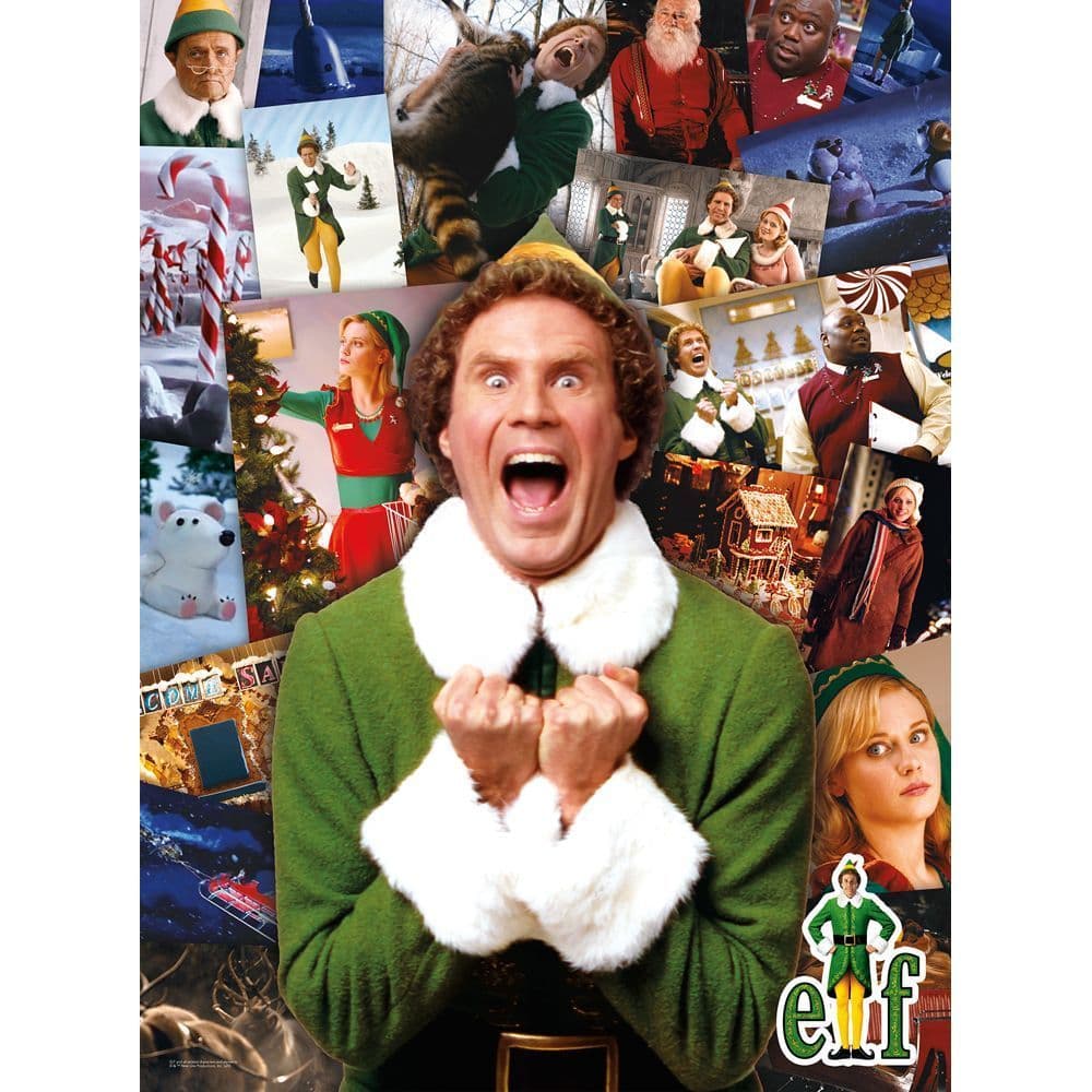 Elf Collage Christmas 1000 Piece Puzzle Second Alternate Image width=&quot;1000&quot; height=&quot;1000&quot;