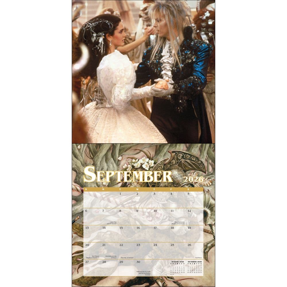 Labyrinth 2026 Wall Calendar Fourth Alternate Image