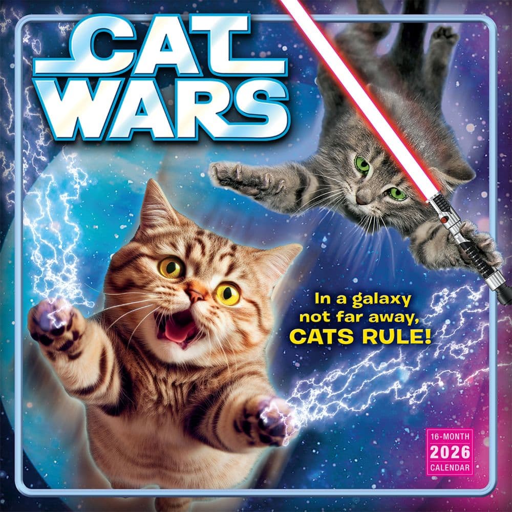 Cat Wars 2026 Wall Calendar_Main Image
