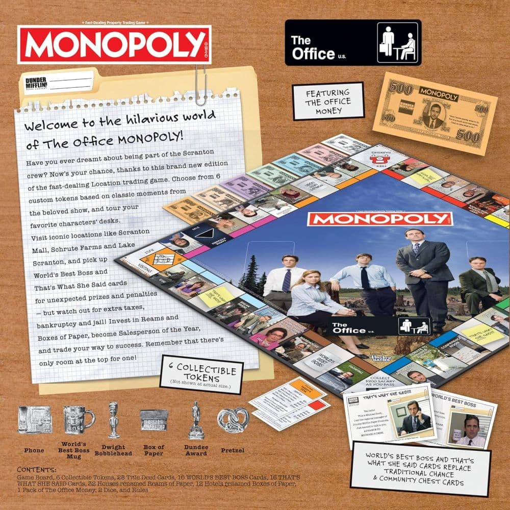 Monopoly The Office Edition Board Game First Alternate Image