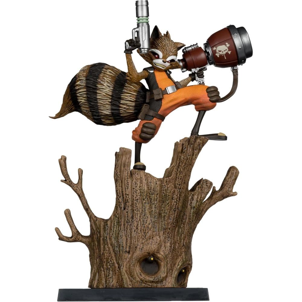 image Marvel Collection 1:6 Rocket Raccoon A Chasing Tale Posed Figure Main Product Image
