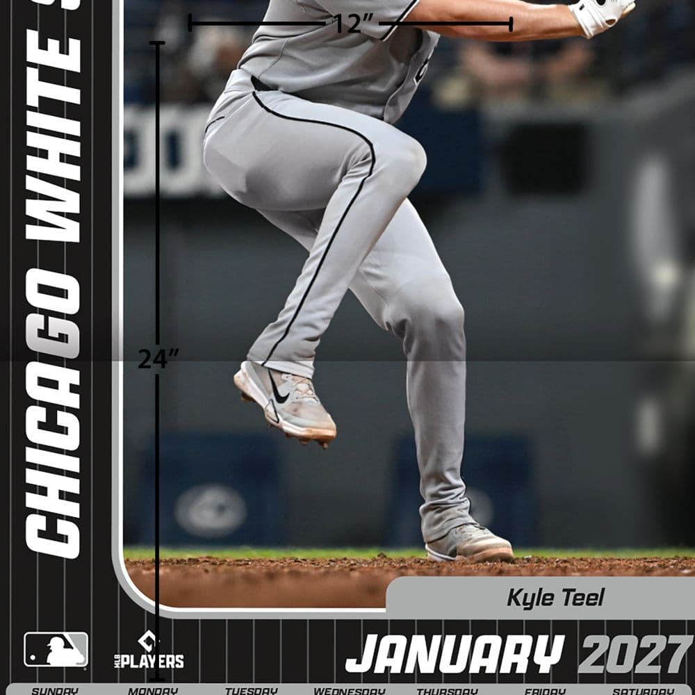 MLB Chicago White Sox 2027 Wall Calendar Fourth Alternate Image