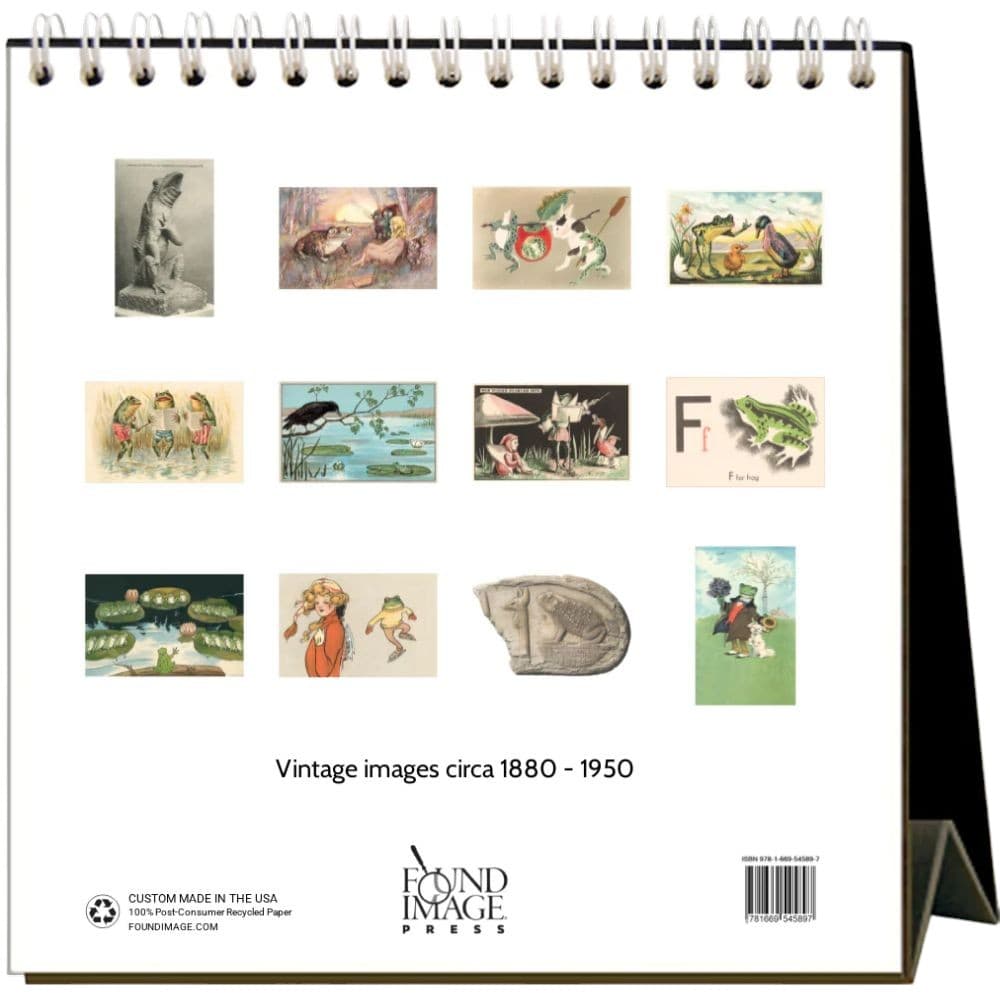 Frogs 2026 Easel Desk Calendar First Alternate Image
