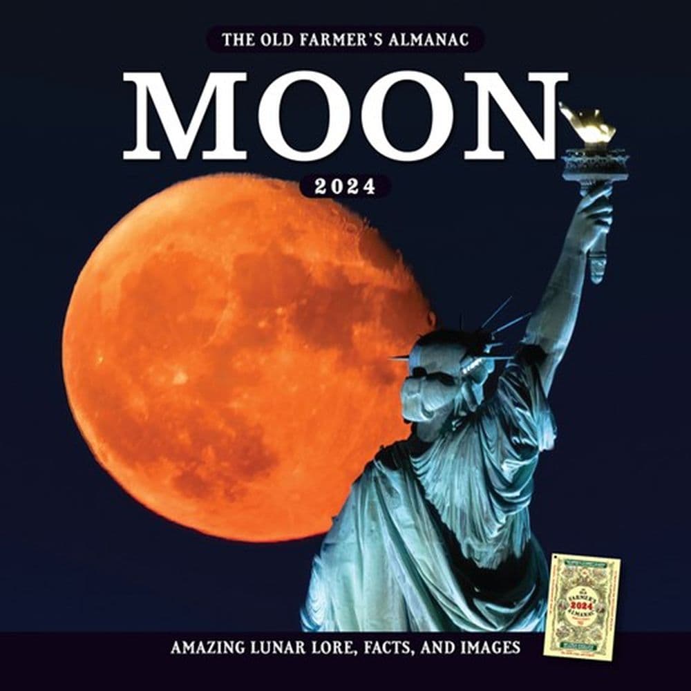 Old Farmers Almanac Moon 2025 Wall Calendar