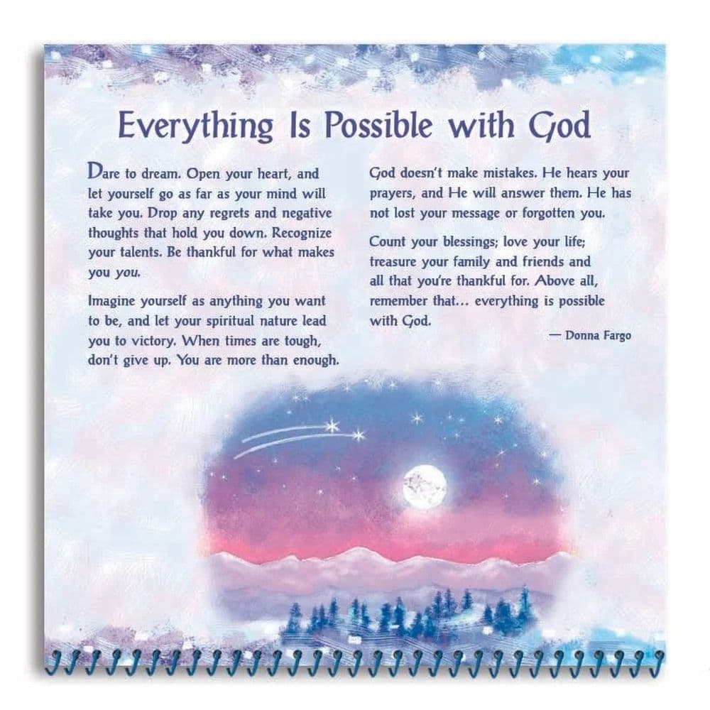God Is Always Watching Over You 2026 Wall Calendar Second Alternate Image
