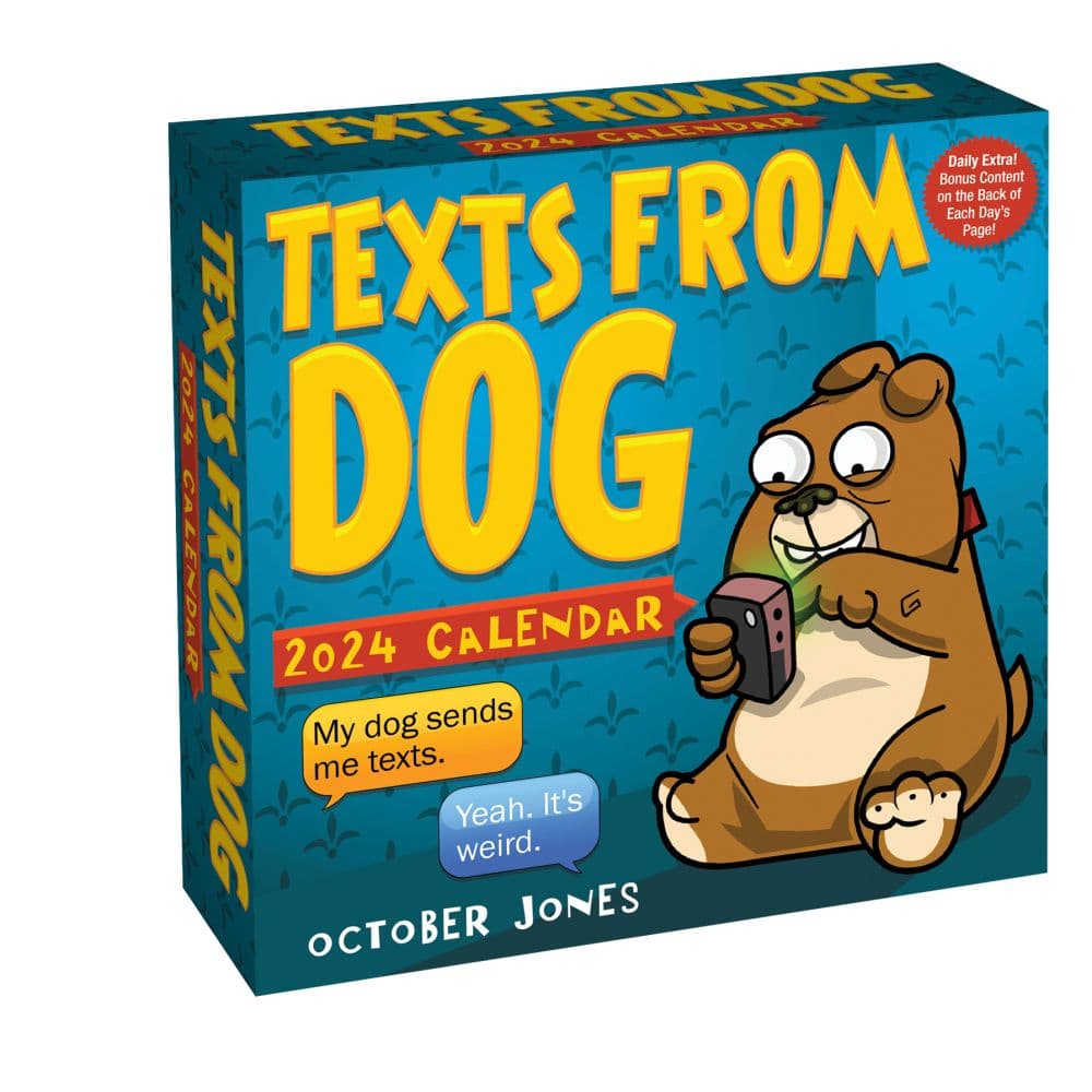 Texts from Dog 2024 Desk Calendar_Main