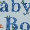 image Clothesline Boy New Baby Card close up