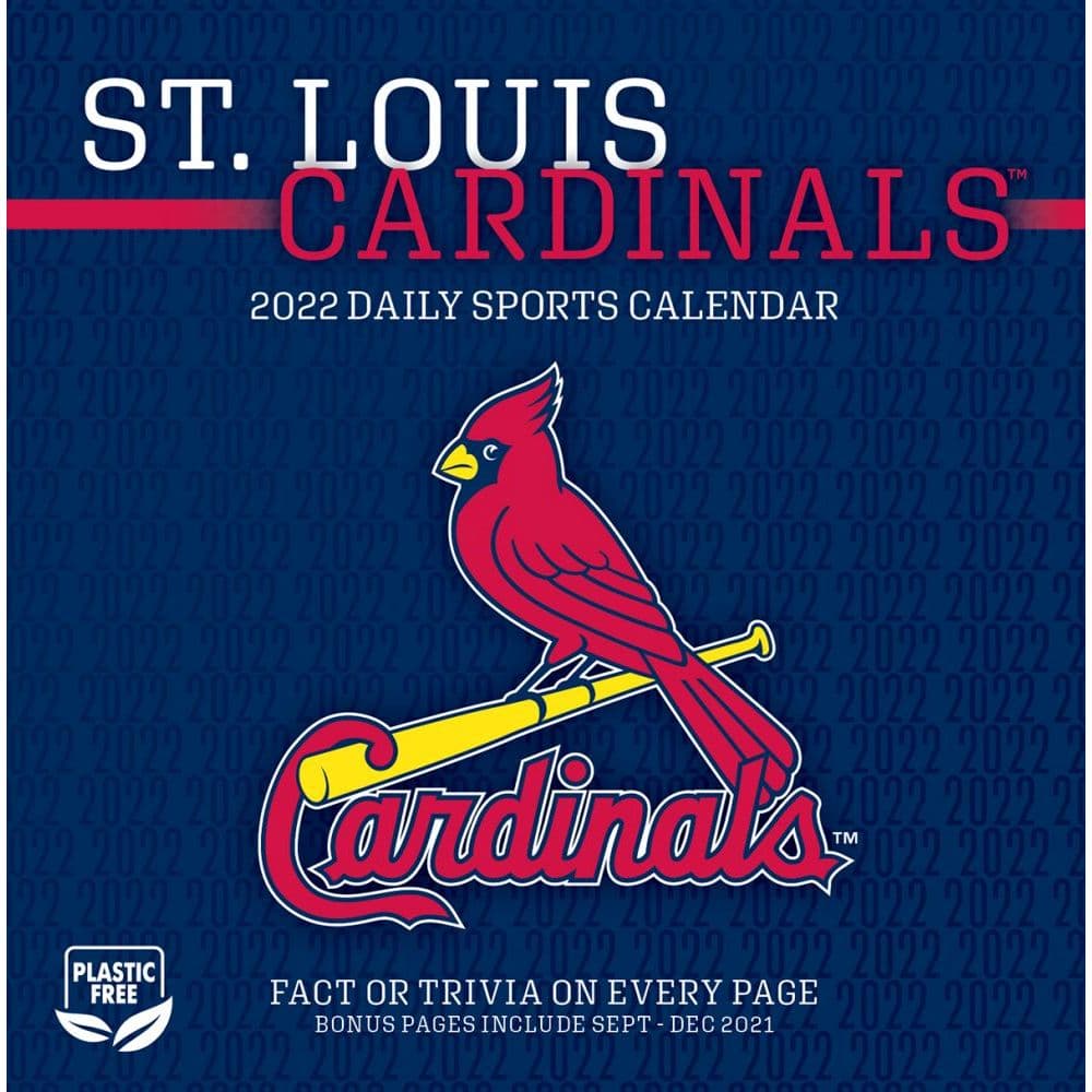 MLB St Louis Cardinals 2022 Desk Calendar - Calendars.com