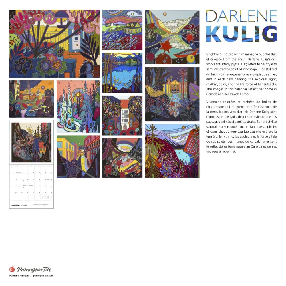 Darlene Kulig 2026 Wall Calendar First Alternate Image