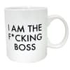 image I Am The F*cking Boss Coffee Mug Main Image