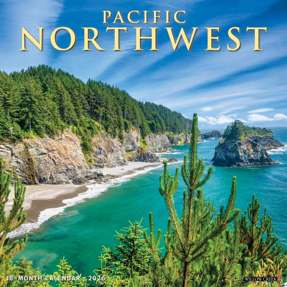 Pacific Northwest Travel and Events 2026 Wall Calendar Main Image