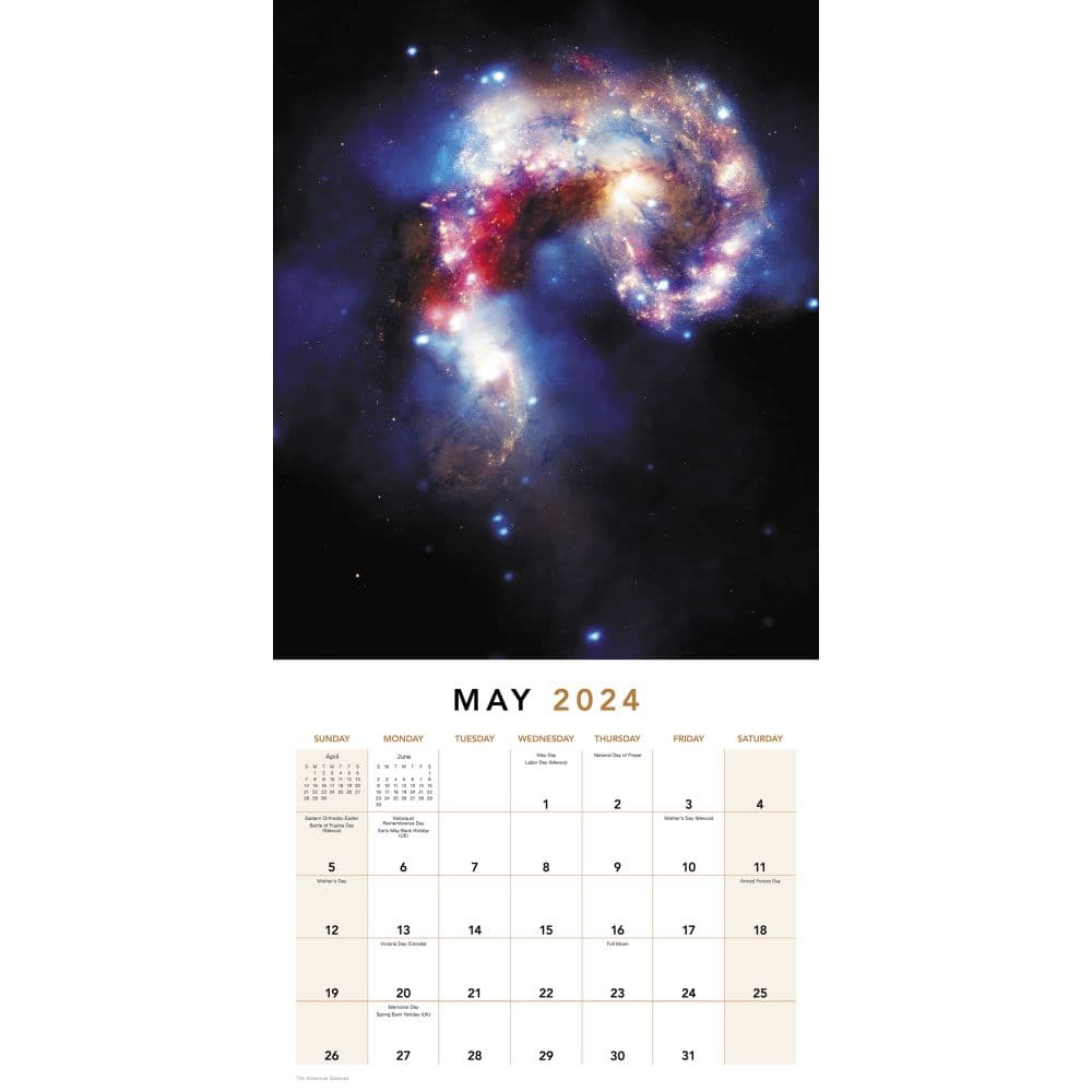 Galaxies 2024 Wall Calendar