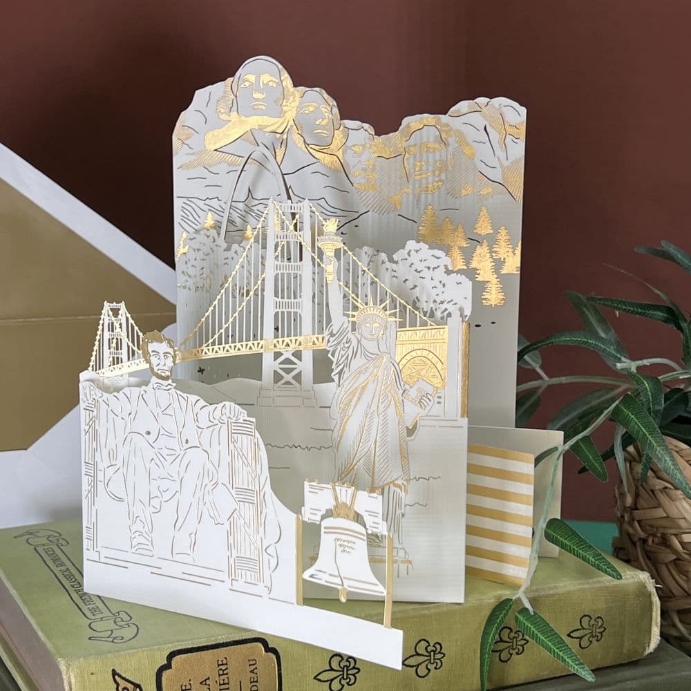 Lasercut American Monuments Card Alt6