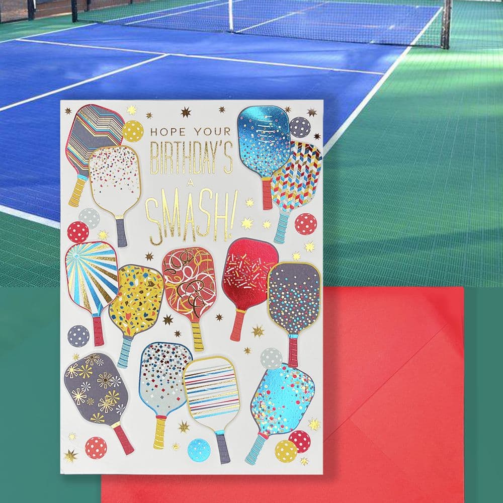 Pickleball Smash Birthday Card Alt8