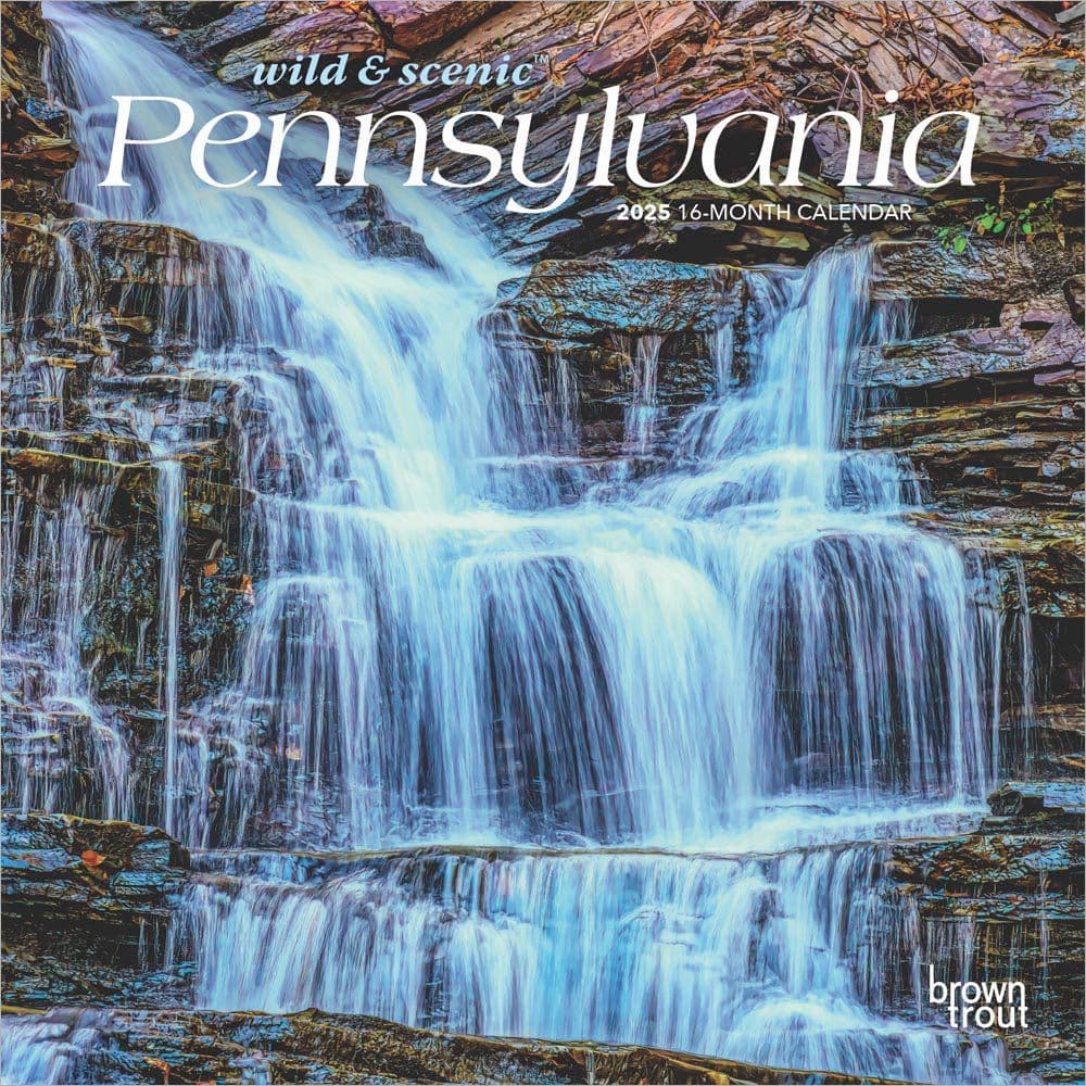 Pennsylvania 2025 Mini Wall Calendar  Main Image