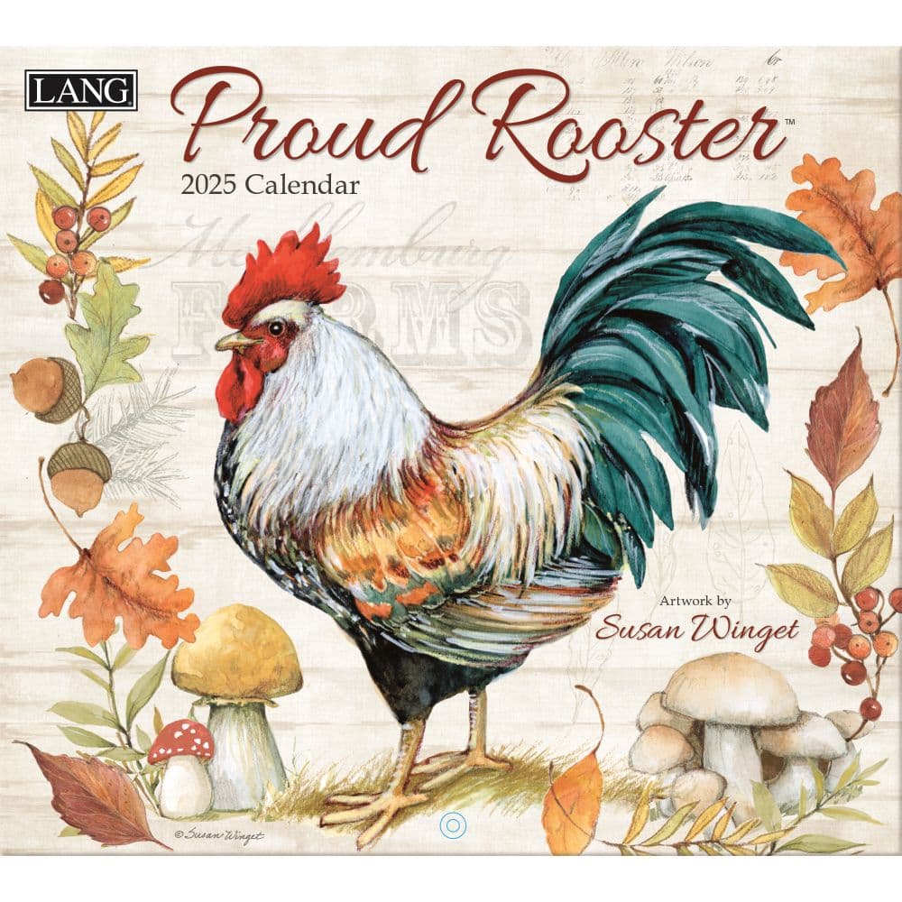 Proud Rooster Special Edition 2025 Wall Calendar Main Image