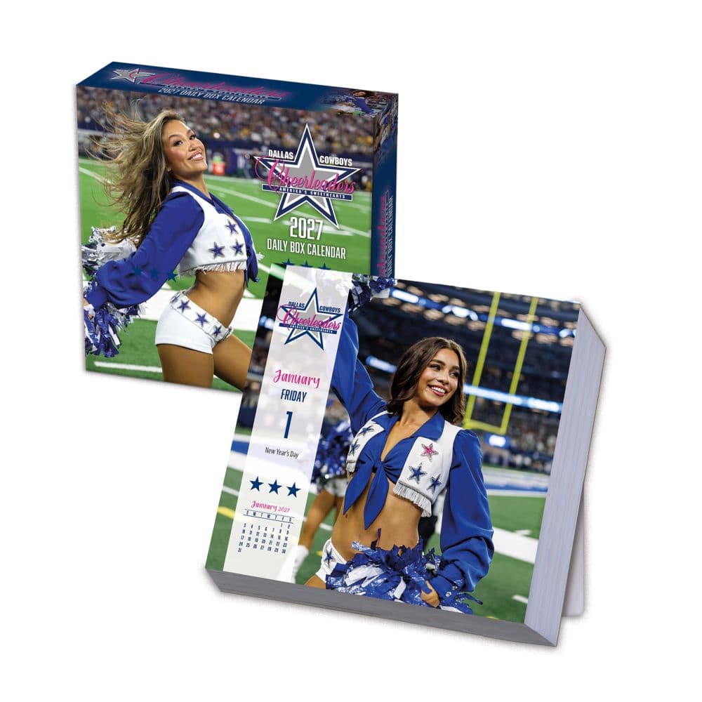 NFL Dallas Cowboys Cheerleaders 2027 Desk Calendar