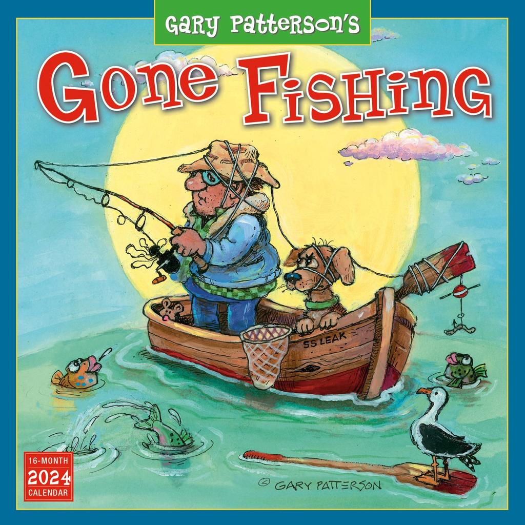 Gone Fishing 2024 Wall Calendar