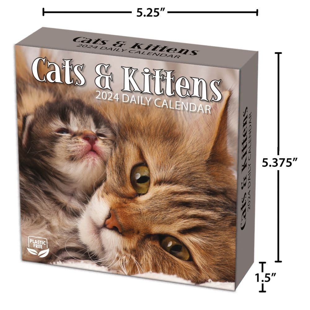 Cats And Kittens 2024 Desk Calendar - Calendars.com