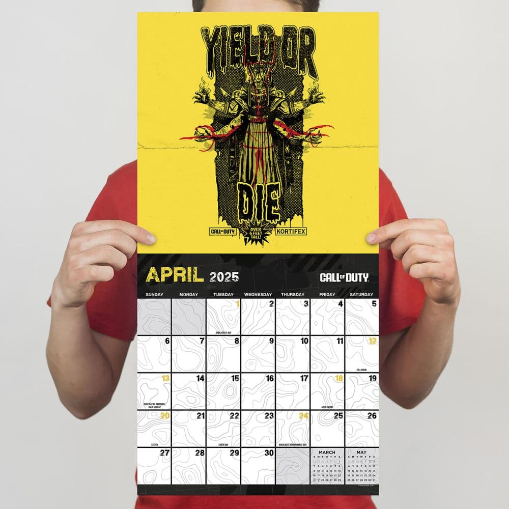 Call of Duty 2025 Wall Calendar Fourth Alternate Image width=&quot;1000&quot; height=&quot;1000&quot;
