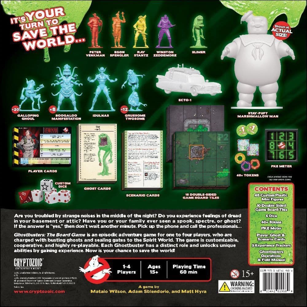 Ghostbusters Board Game Alternate Image 1
