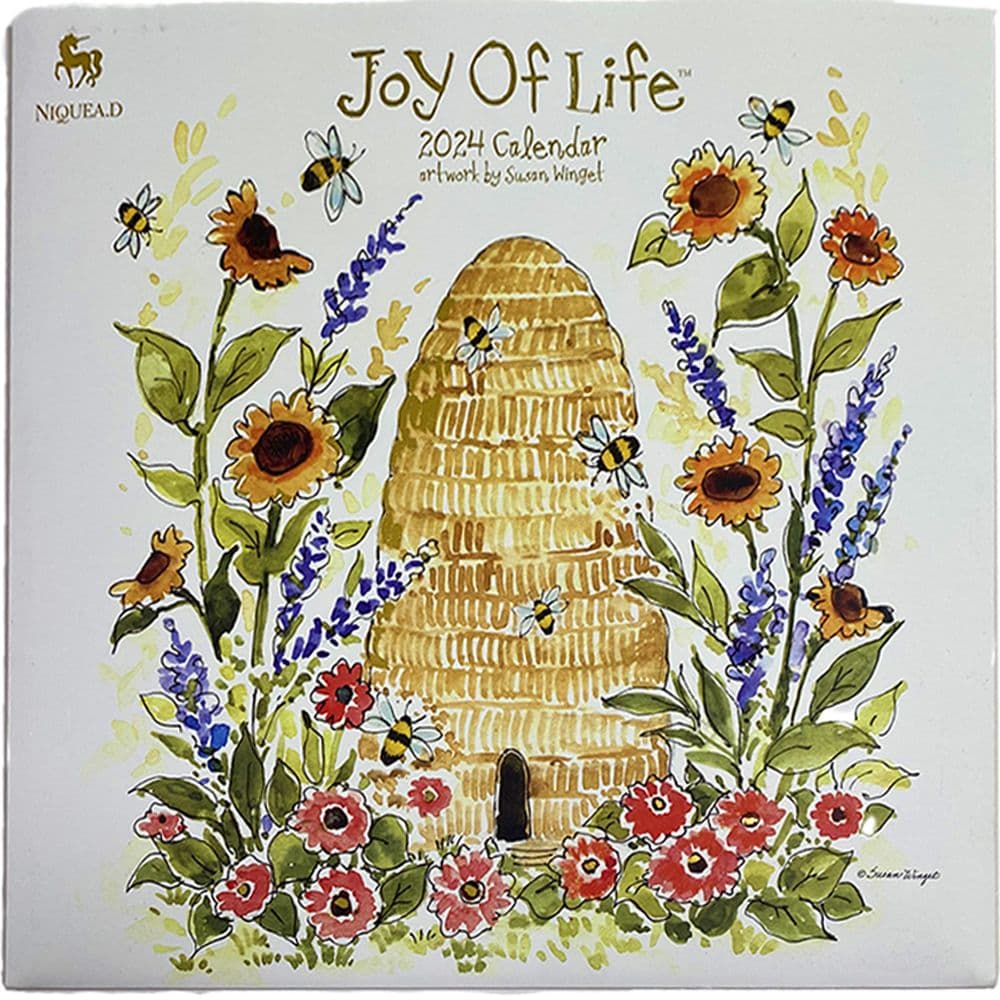 Joy Of Life Spiral 2024 Wall Calendar