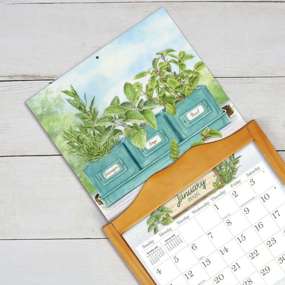 Herb Garden 2026 Wall Calendar by Jane Shasky_ALT4