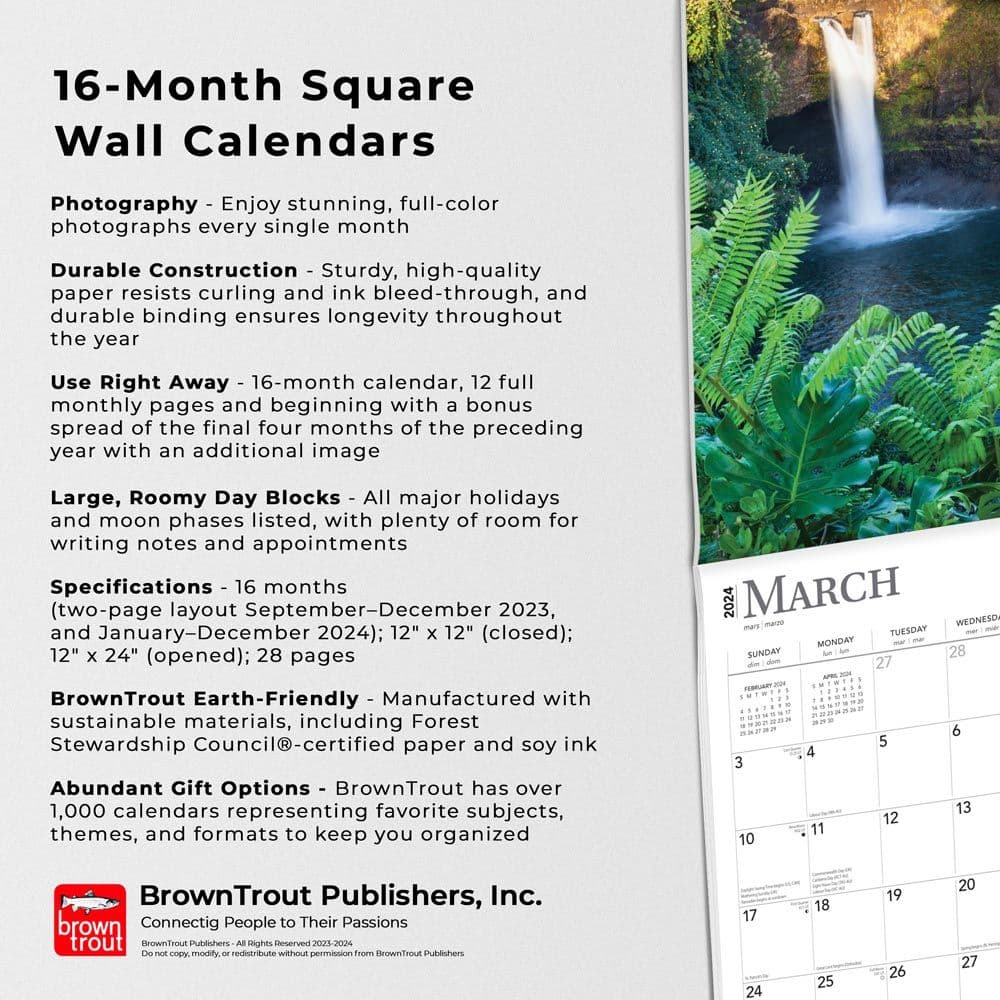 Tropical Islands 2024 Wall Calendar Alternate Image 4