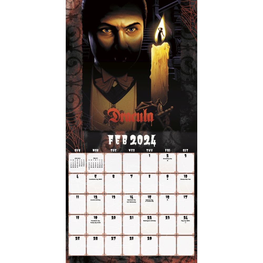 Universal Monsters 2025 Wall Calendar