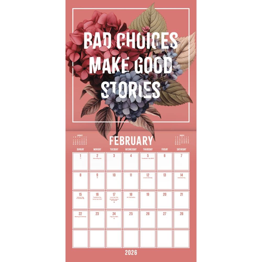 Everyday Sassy 2026 Wall Calendar Third Alternate Image