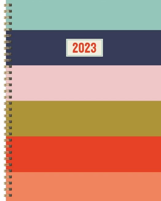 Super Stripe 2023 Large Daily Weekly Monthly Planner