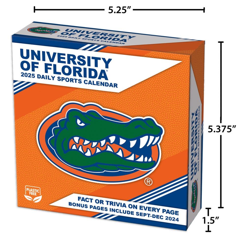 COL Florida Gators 2025 Desk Calendar Fifth Alternate  Image