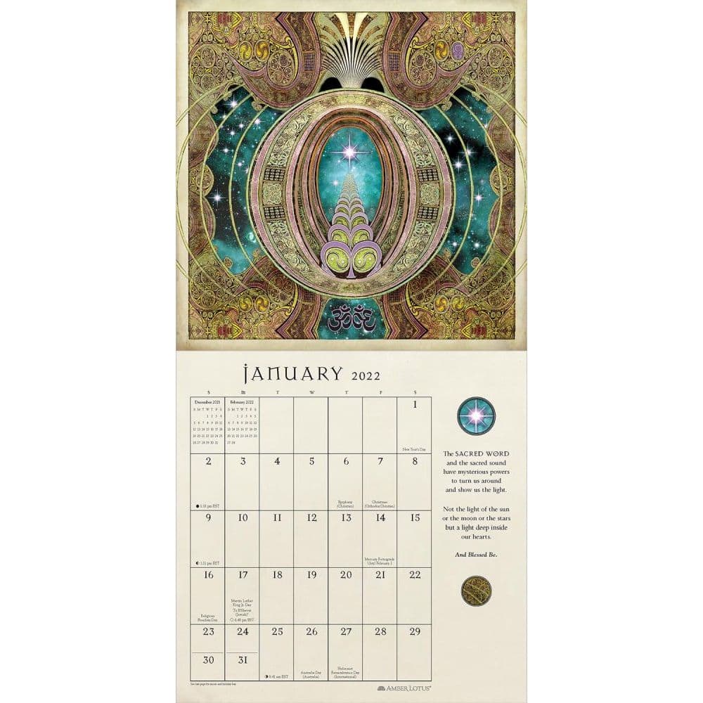 Celtic Blessings 2022 Wall Calendar - Calendars.com