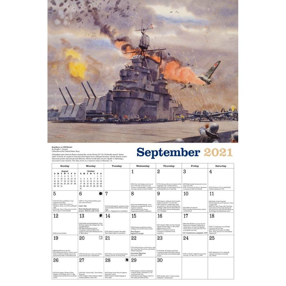 Navy Wall Calendar