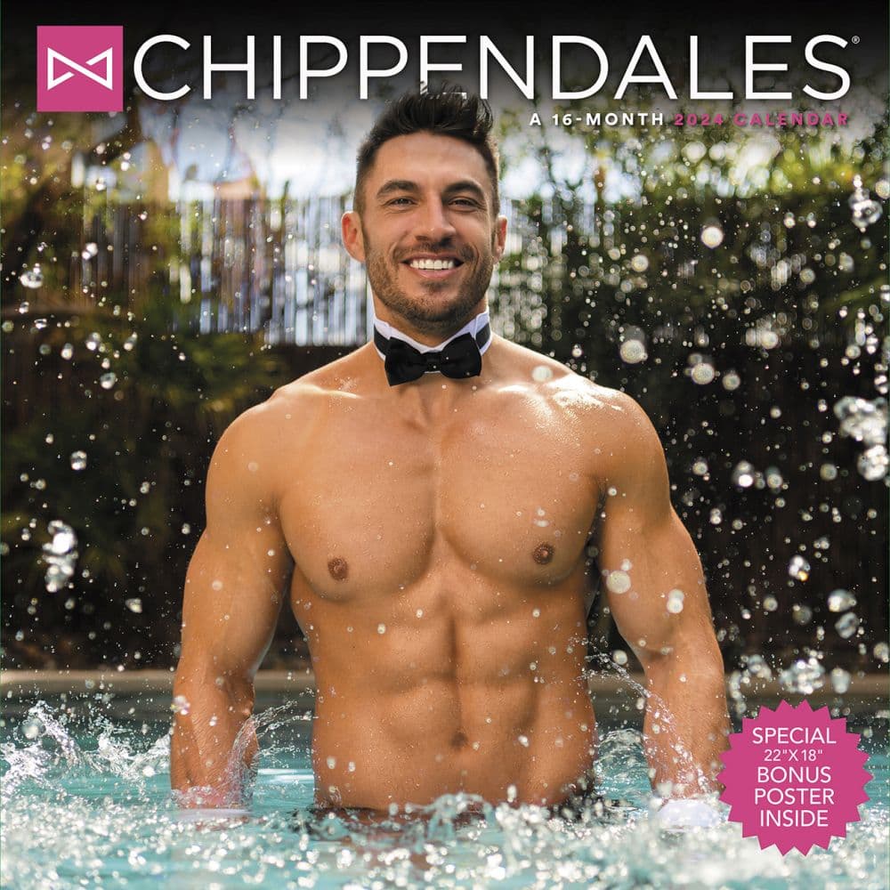 Chippendales 2024 Wall Calendar Calendars com