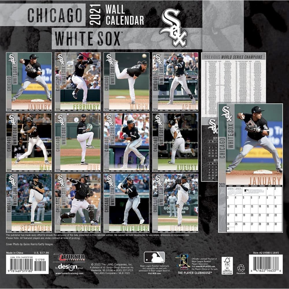 Chicago White Sox Wall Calendar - Calendars.com