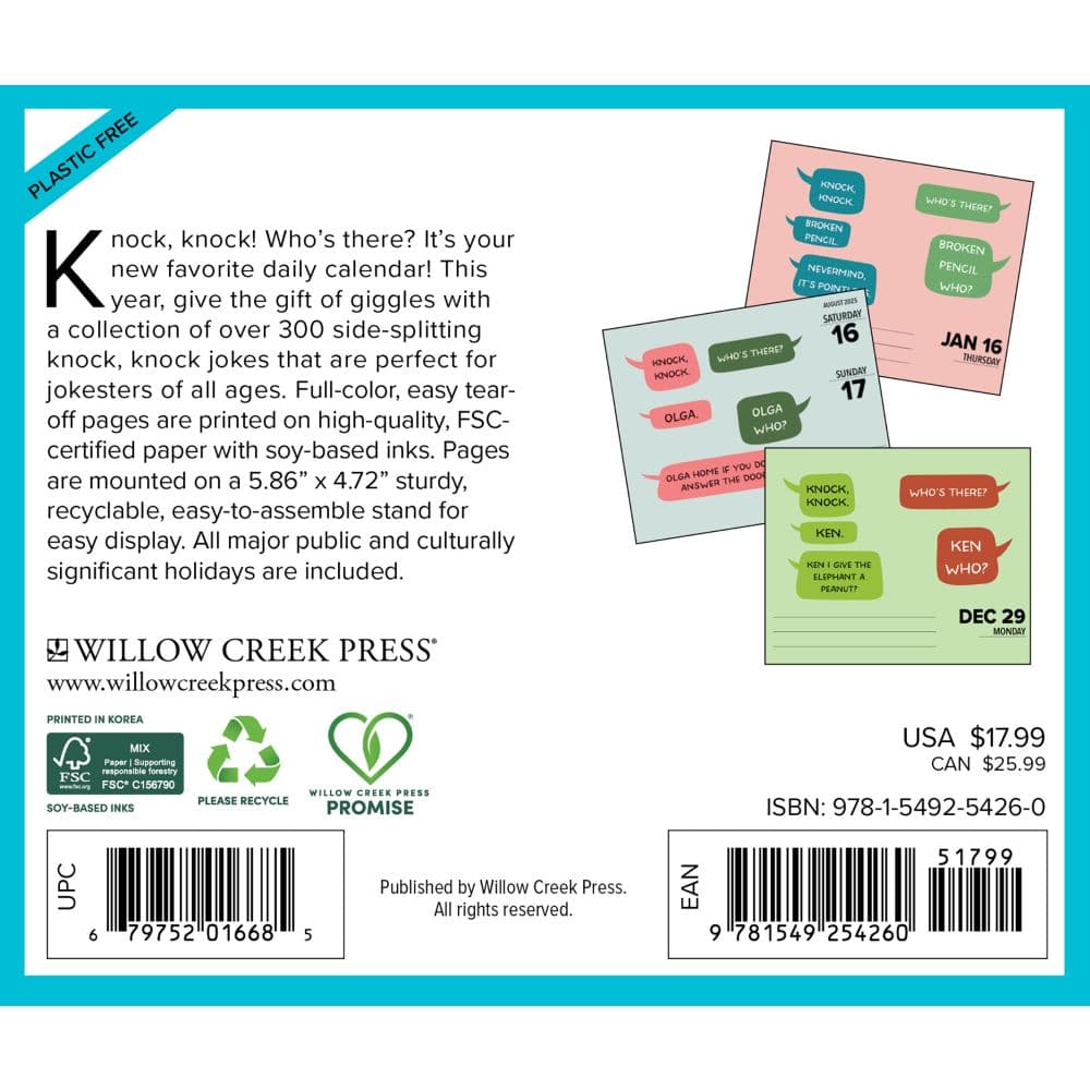 Knock Knock 2026 Desk Calendar First Alternate Image