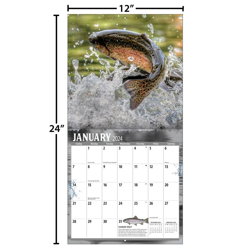 Fish On! 2024 Wall Calendar Fourth Alternate Image width=&quot;1000&quot; height=&quot;1000&quot;