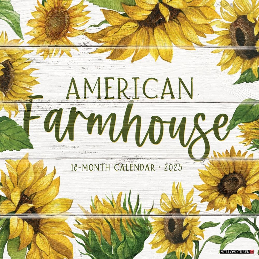 image American Farmhouse 2025 Wall Calendar  Main Image