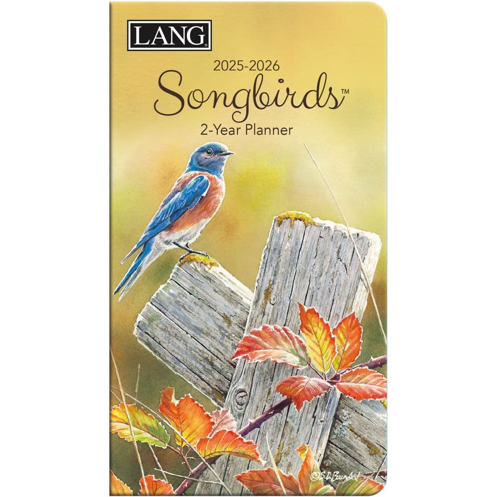 Songbirds 2025 2 Year Pocket Planner by Susan Bourdet_Main Image